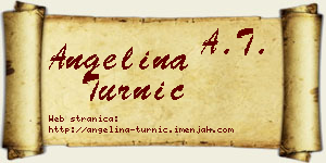 Angelina Turnić vizit kartica